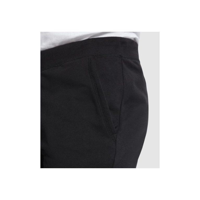 PANTALÓN DEPORTIVO · FELPA ALGODÓN · 290GSM · CONFORTABLE · 0449 NEGRO FRONT