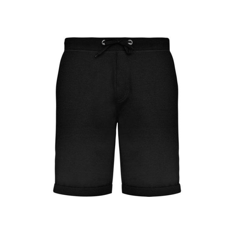 PANTALÓN DEPORTIVO · FELPA ALGODÓN · 290GSM · CONFORTABLE · 0449 NEGRO FRONT