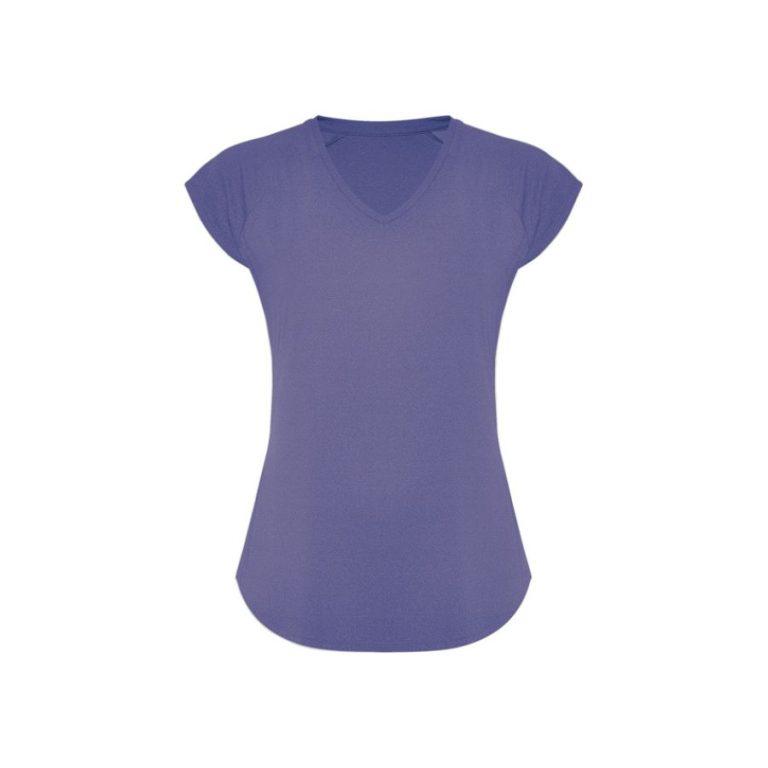 CAMISETA MUJER MULTIDEPORTE · CUELLO PICO · 160GSM · TACTO ALGODÓN · 6667