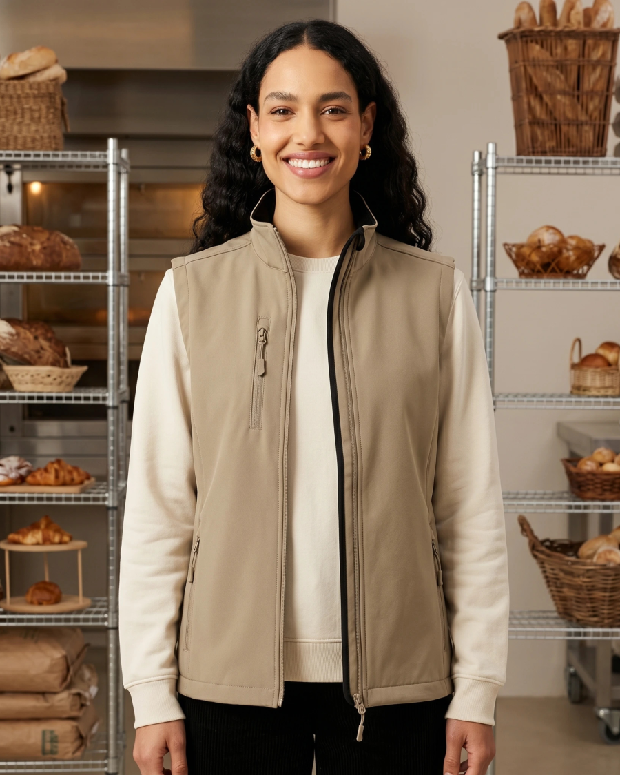 CHALECO SOFTSHELL ESTÁNDAR 300 GSM | R6438