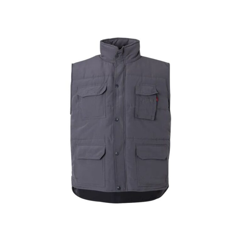 CHALECO ACOLCHADO · MULTIBOLSILLOS · CORTAVIENTOS EN SISA · 220 GSM · 108