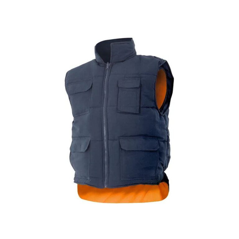 CHALECO REVERSIBLE MARINO NARANJA