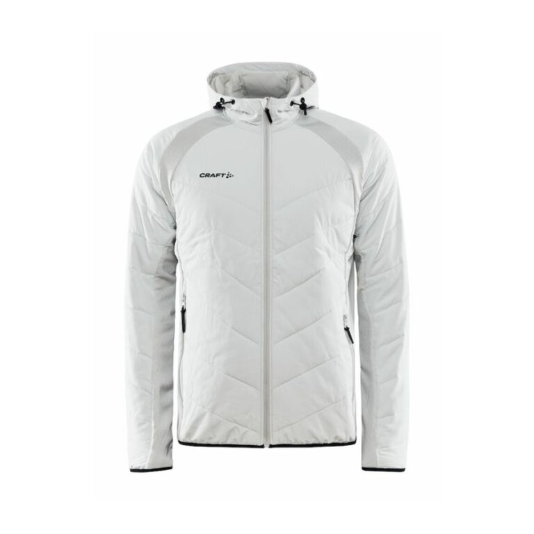 CHAQUETA ACOLCHADA LIGERA BLANCO FRONT MODEL