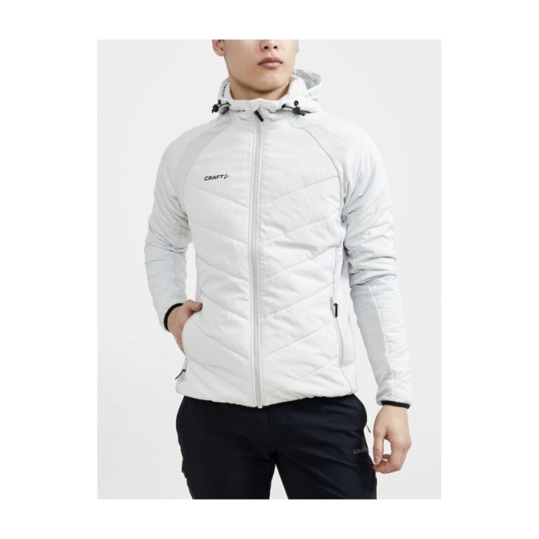 CHAQUETA ACOLCHADA LIGERA BLANCO FRONT MODEL