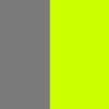 SUDADERA AV COMBINADA · MEDIA CREMALLERA · BANDAS SEGMENTADAS - Gris/Amarillo Fluor