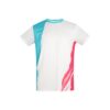 CAMISETA CAMPUS AZUL BLANCA CORAL FRONT