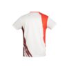 CAMISETA CAMPUS ROJA BLANCA MARRON BACK