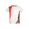 CAMISETA CAMPUS ROJA BLANCA MARRON FRONT