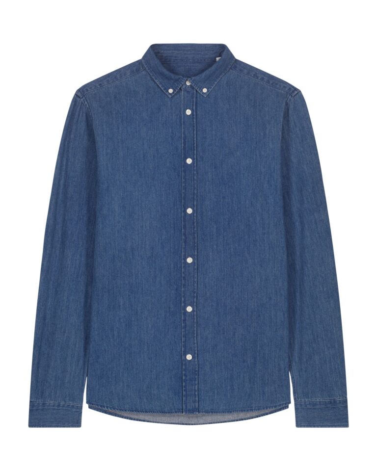 Stanley Denim Shirt - Mid Wash