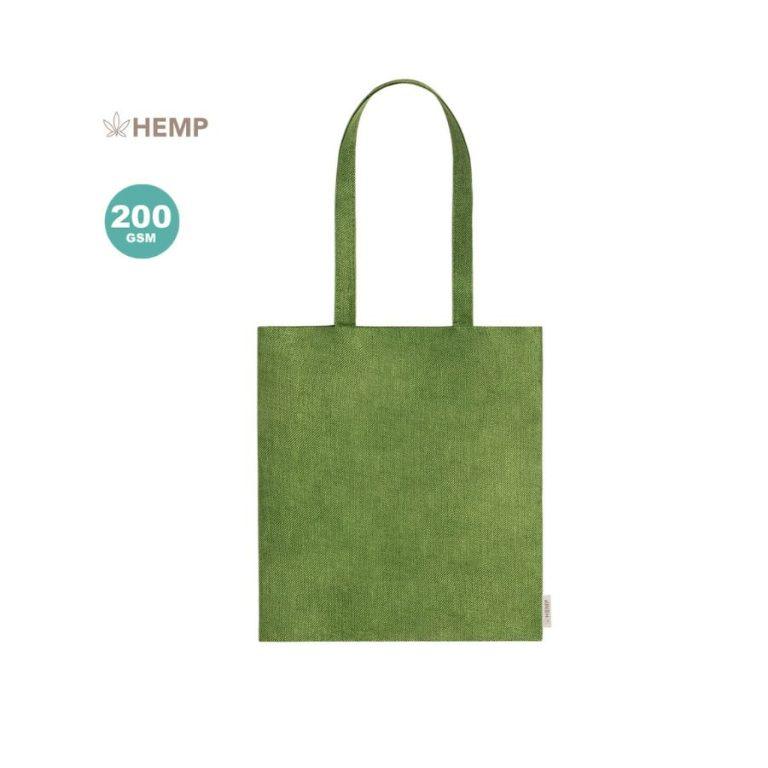 Bolsa 100 % Tela de Cáñamo · Tejido de Gran Resistencia · Origen Natural · 200 GSM · Personalizable · Ref 1153 (2)