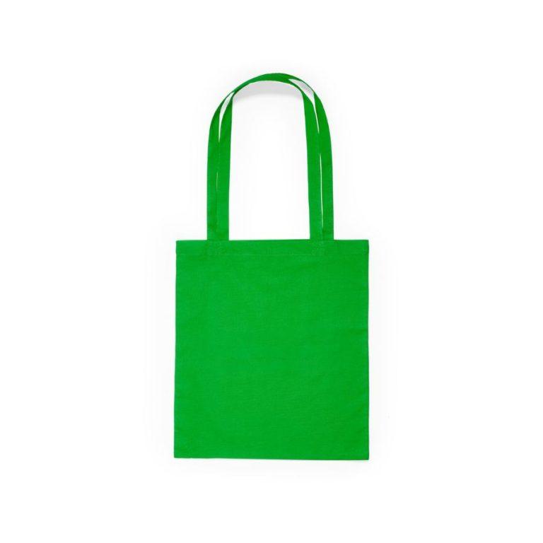 Bolsa Algodón · Asas Largas · Gran Variedad de Colores · 150 GSM · Personalizable a 2 Caras · Ref Mount Verde