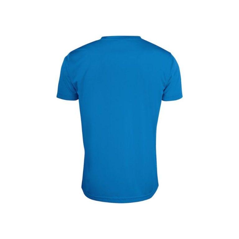 CAMISETA TÉCNICA · 135GSM · TEJIDO INTERLOCK · PROTECCIÓN UV_50 · BASIC ACTIVE - T ROYAL FRONT