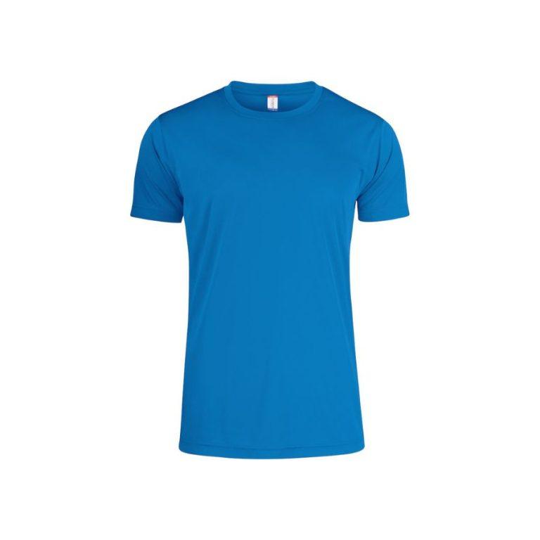 CAMISETA TÉCNICA · 135GSM · TEJIDO INTERLOCK · PROTECCIÓN UV_50 · BASIC ACTIVE - T ROYAL FRONT