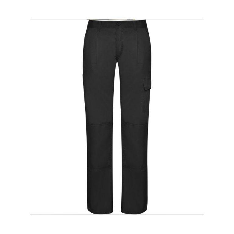Pantalón Multibolsillos Básico Mujer Negro Front