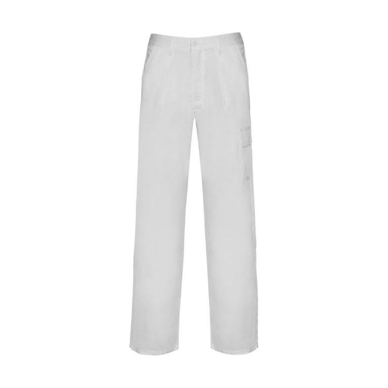 Pantalón Multibolsillos Blanco Front