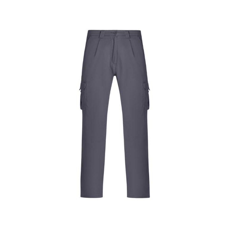 Pantalón Multibolsillos Elástico Plomo Oscuro Front