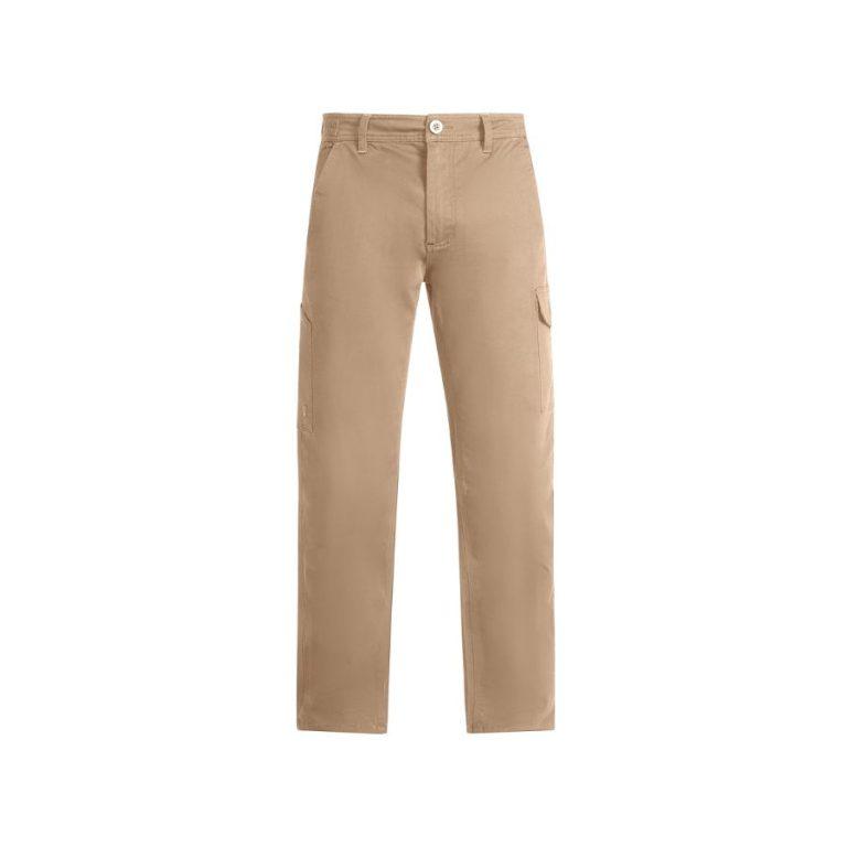 Pantalón Multibolsillos Gramaje Alto 300 Camel Front