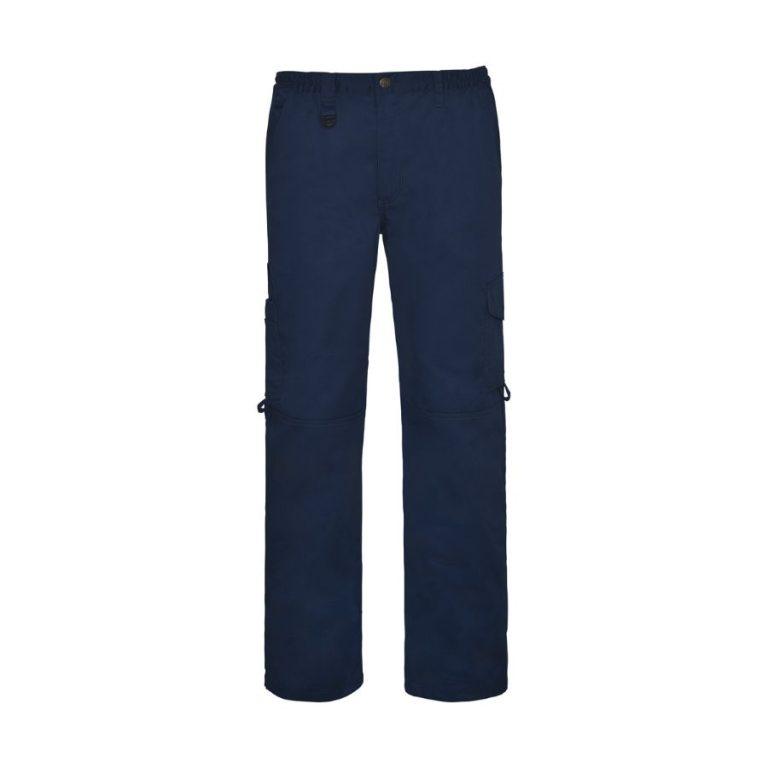 Pantalón Multibolsillos Reforzado Azul Marino Front