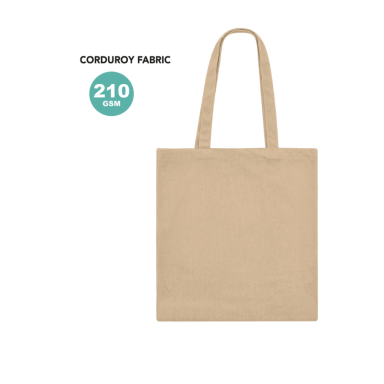 TOTE BAD DE PANA · 260GSM · RESISTENTE · AMPLIA GAMA COLORES · PERSONALIZABLE · 21130